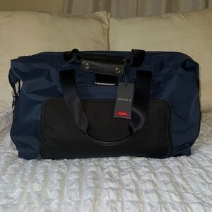 TUMI Alpha 3 Double Expansion Travel Satchel